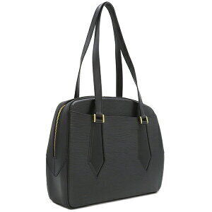 Louis Vuitton leather Epi handbag black Voltaire